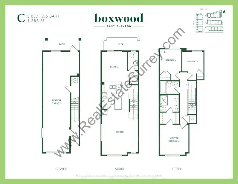 Boxwood Boxwood Floor Plans floor plan