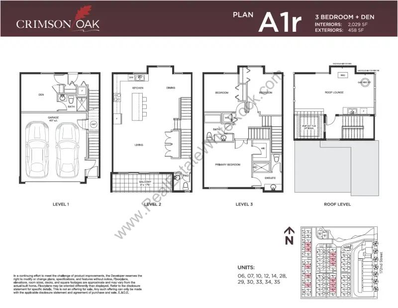 Crimson Oak Crimson Oak Townhomes Floorplans floor plan