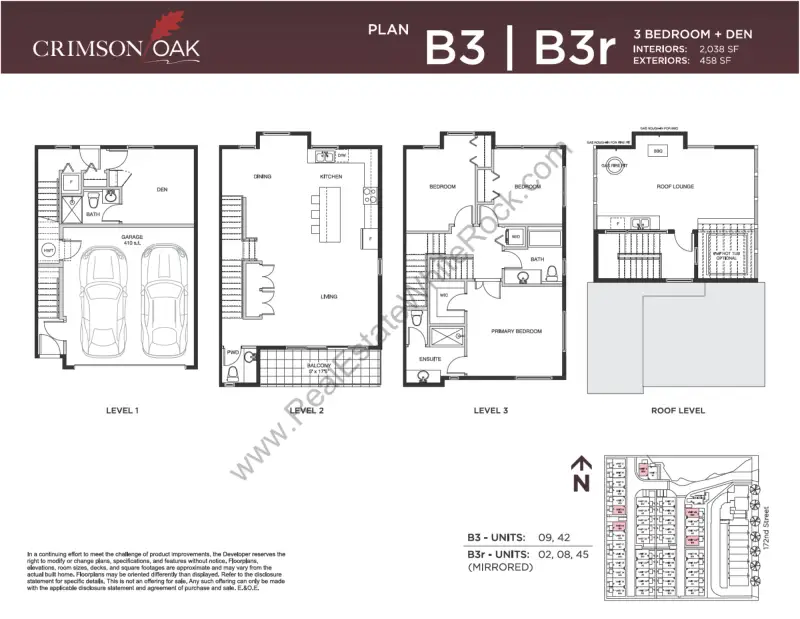 Crimson Oak Crimson Oak Townhomes Floorplans floor plan