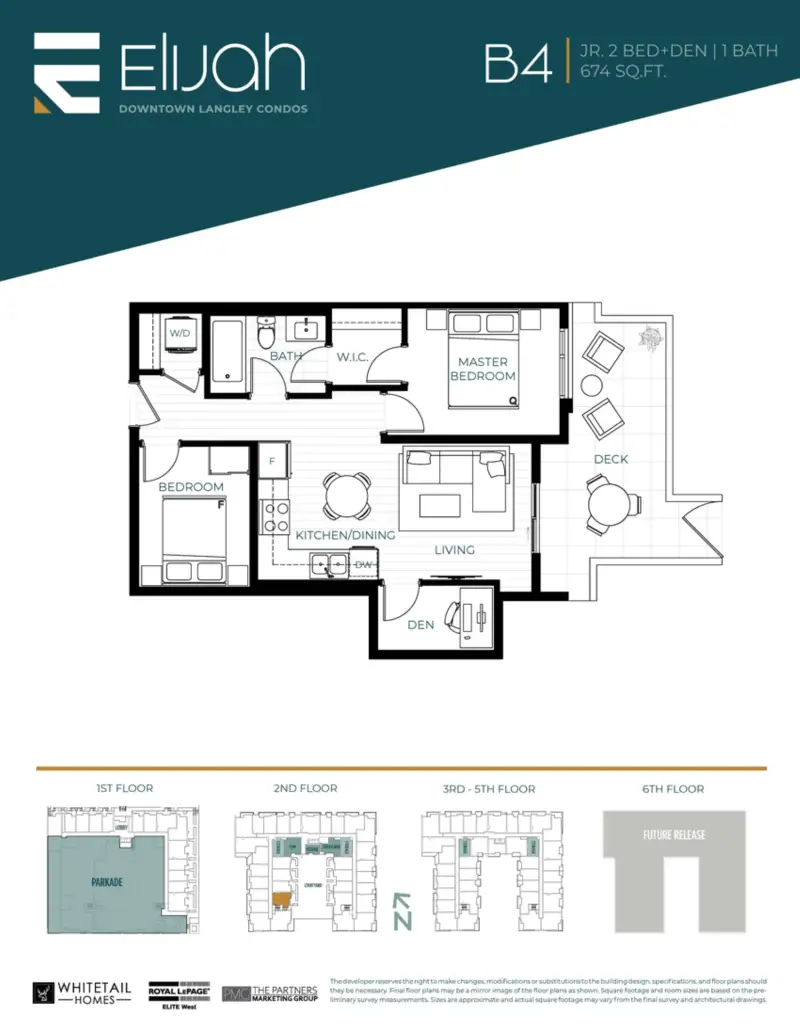 Elijah Elijah Langley City Highrise 13 floor plan