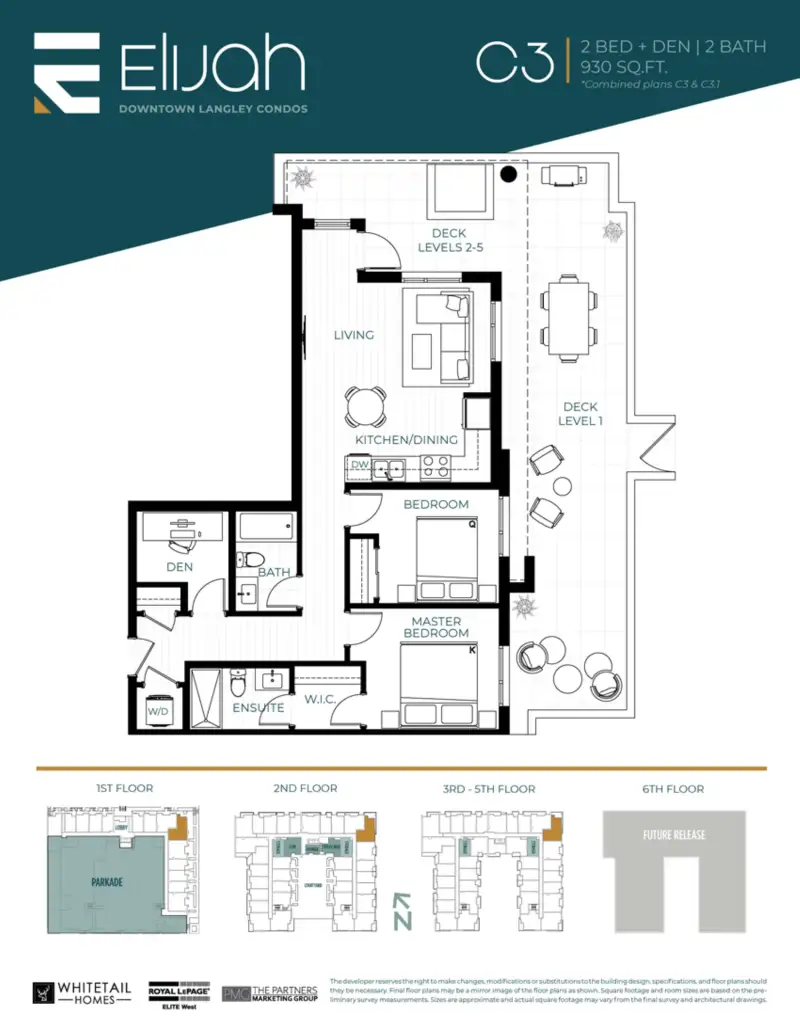 Elijah Elijah Langley City Highrise 17 floor plan