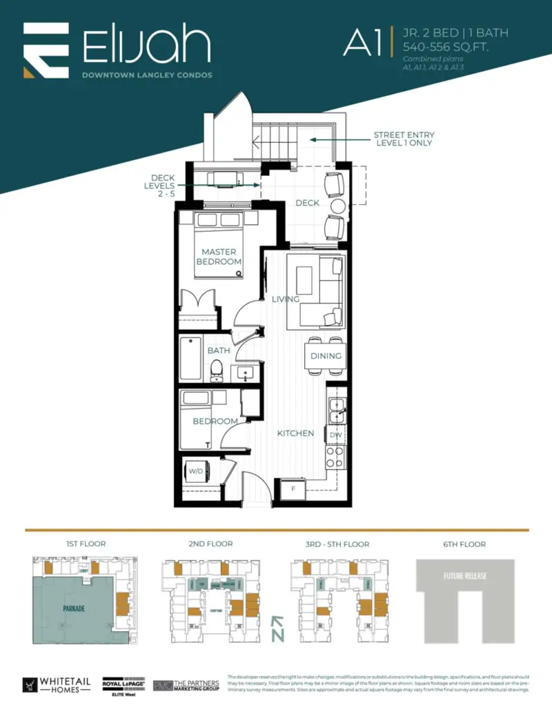 Elijah Elijah Langley City Highrise 41 floor plan