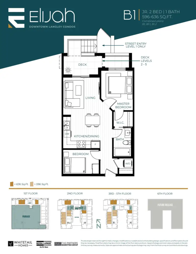 Elijah Elijah Langley City Highrise 7 floor plan