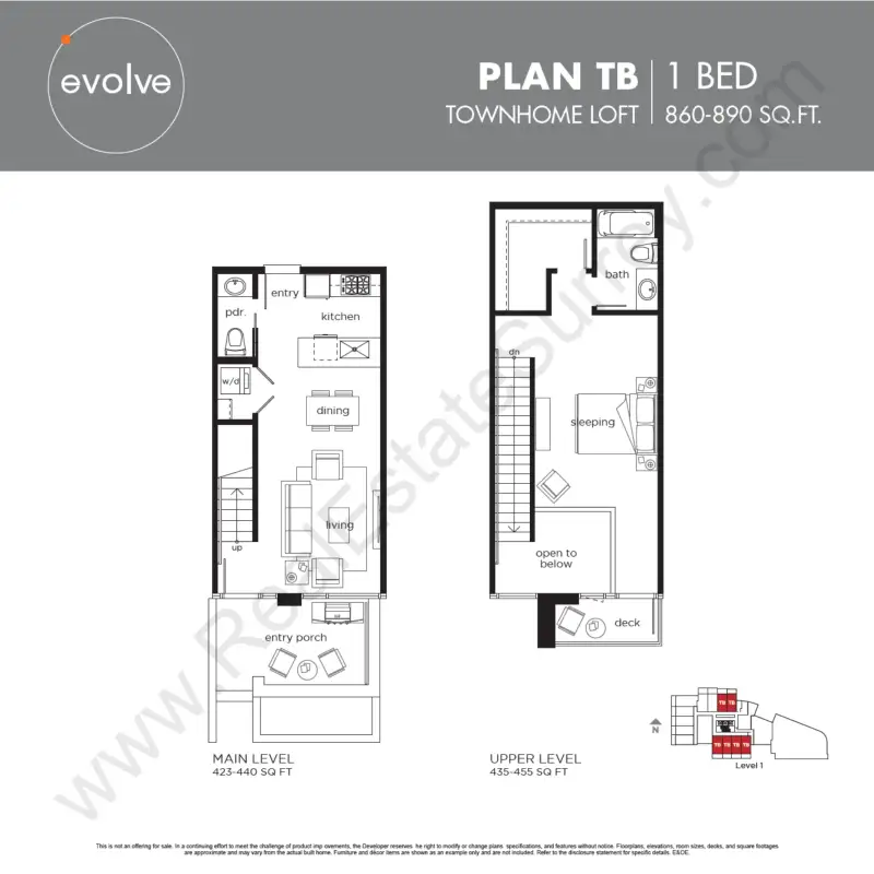 Evolve Evolve floor plan
