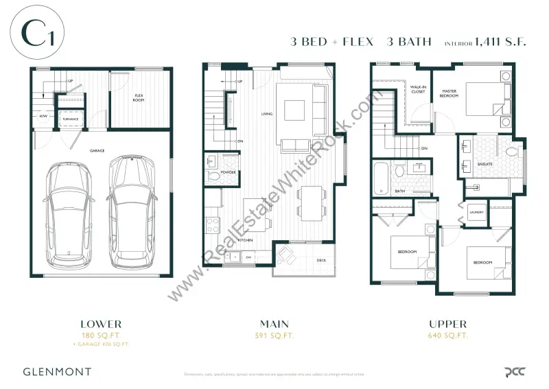 Glenmont Glenmont Townhomes Floorplans floor plan