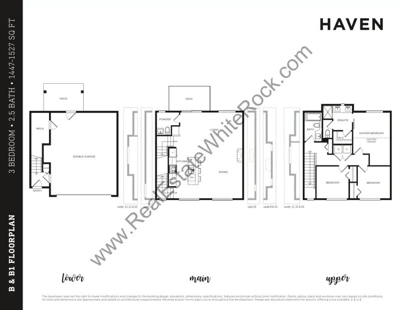 Haven Haven Townhome Floorplans floor plan
