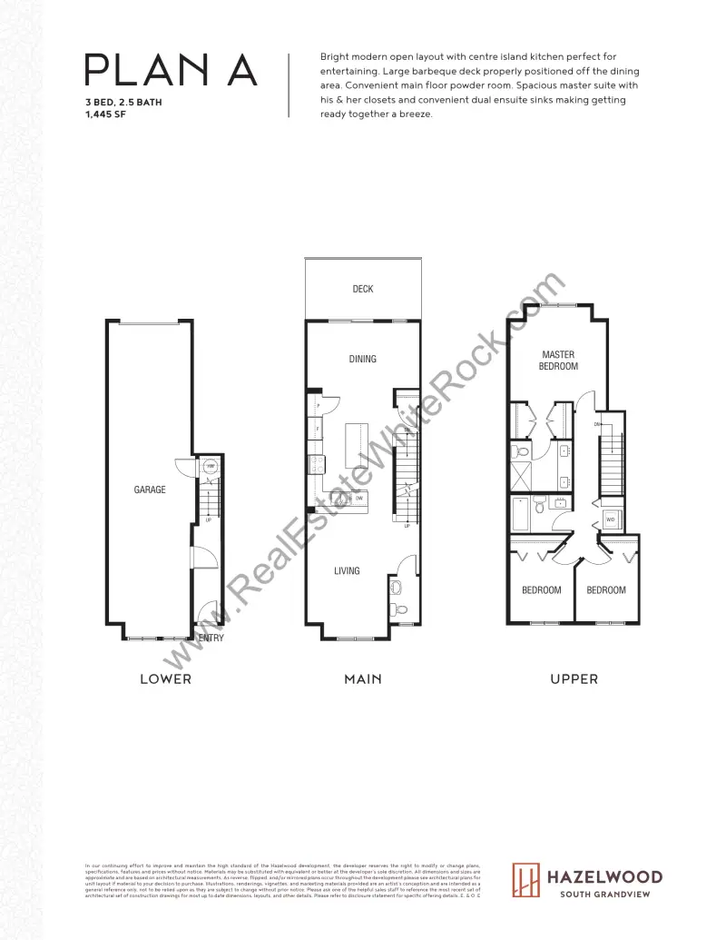 Hazelwood Hazelwood Townhomes Floorplans floor plan