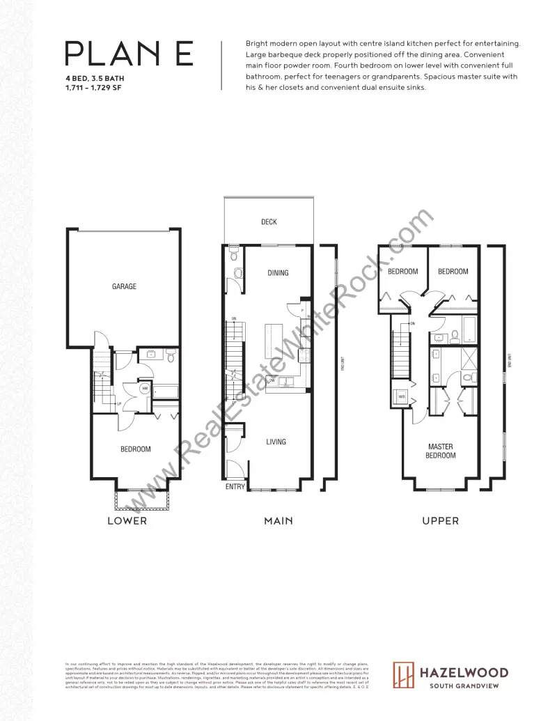 Hazelwood Hazelwood Townhomes Floorplans floor plan