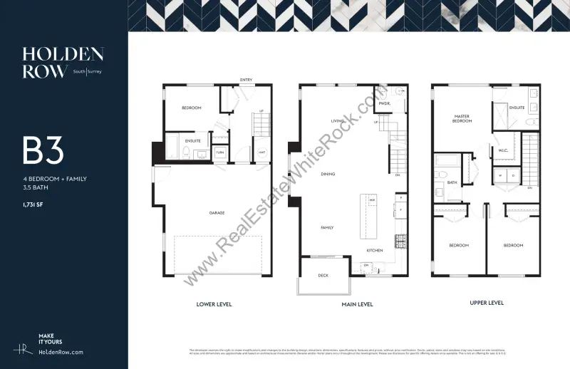 Holden Row Holden Row Townhomes Floorplans floor plan