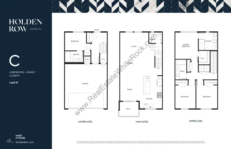 Holden Row Holden Row Townhomes Floorplans floor plan