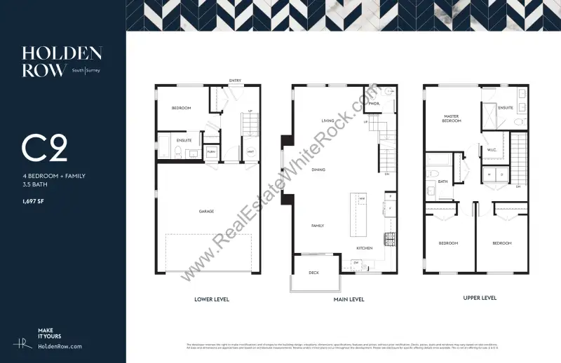 Holden Row Holden Row Townhomes Floorplans floor plan