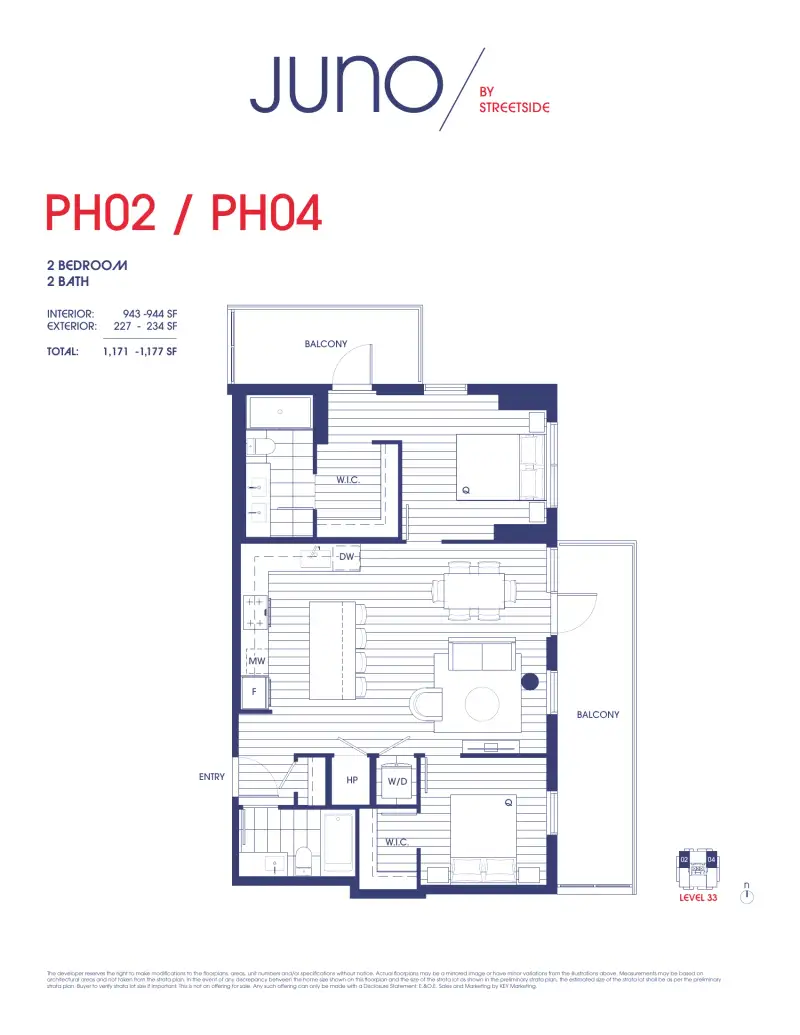 Juno Juno Whalley Highrise 43 floor plan