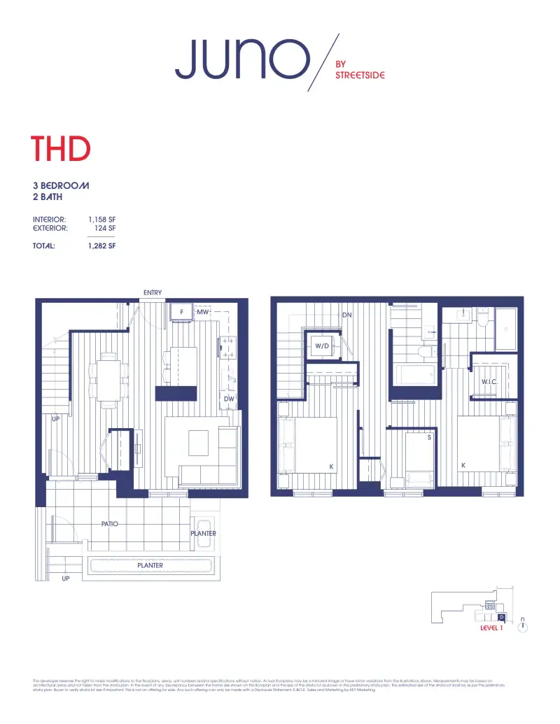 Juno Juno Whalley Highrise 53 floor plan