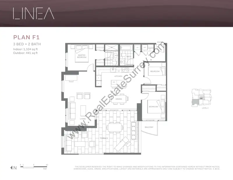 Linea Linea Surrey Floorplans floor plan
