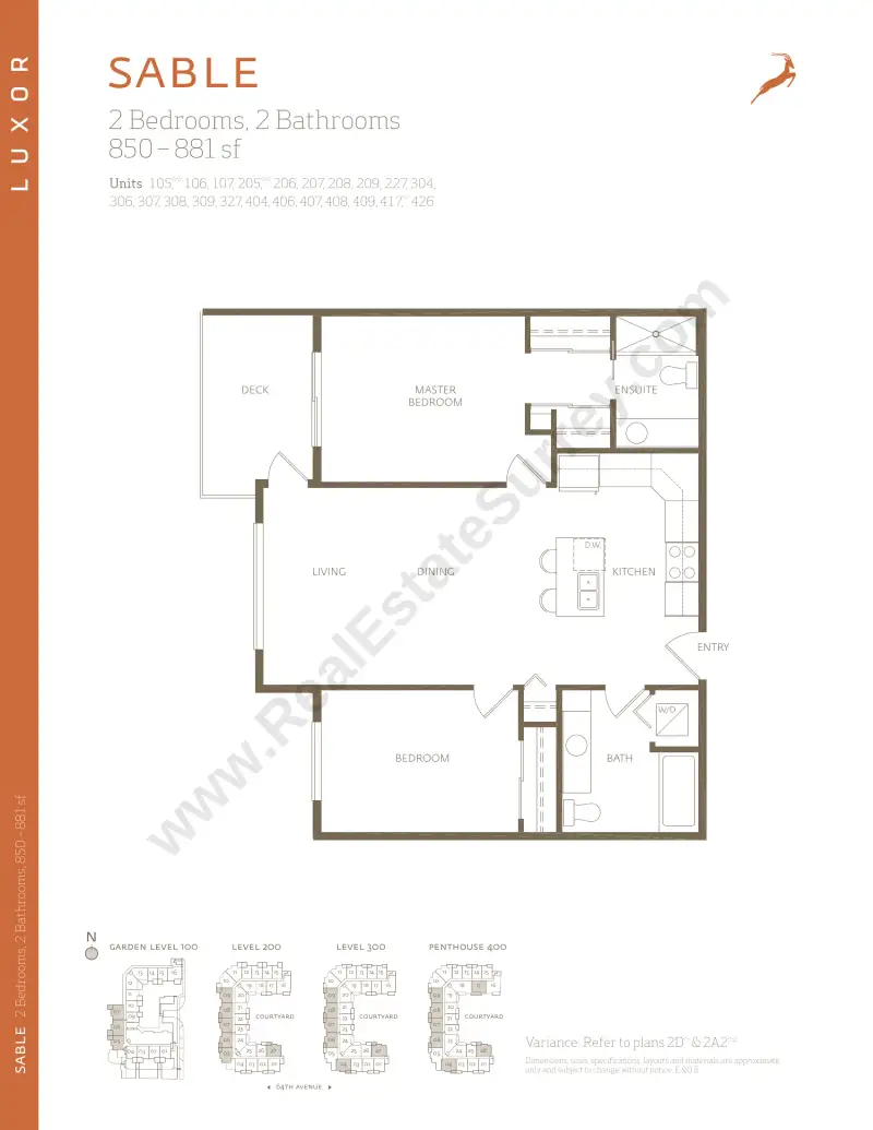 Luxor Luxor floor plan