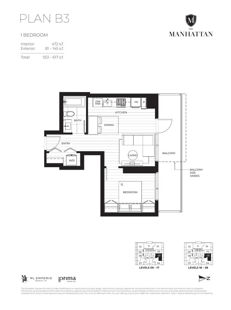 Manhattan Manhattan Surrey floor plan