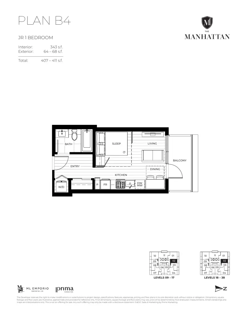 Manhattan Manhattan Surrey floor plan
