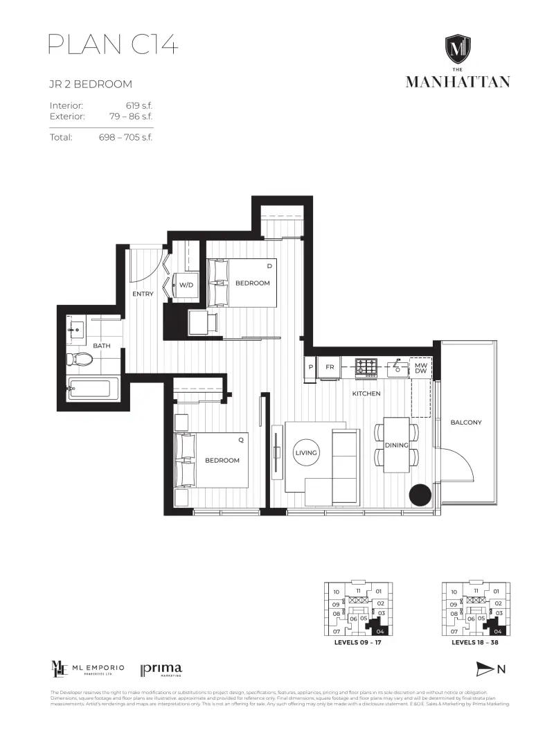 Manhattan Manhattan Surrey floor plan
