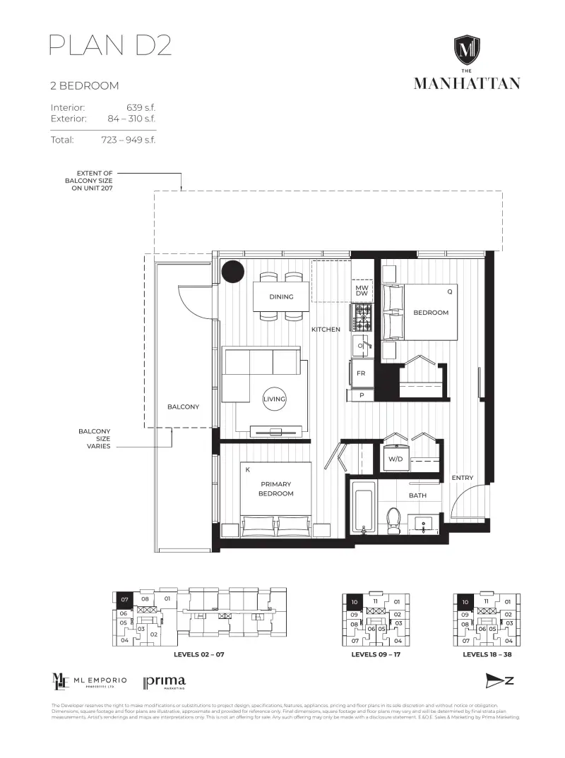 Manhattan Manhattan Surrey floor plan