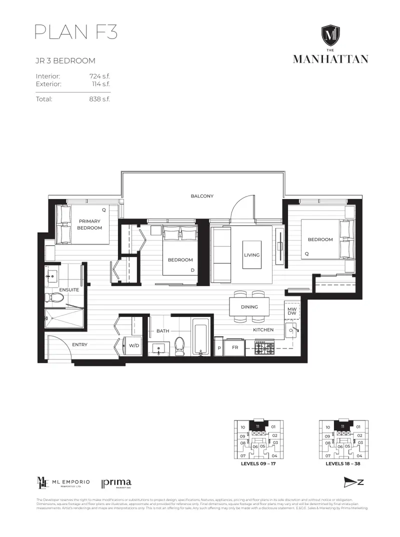 Manhattan Manhattan Surrey floor plan