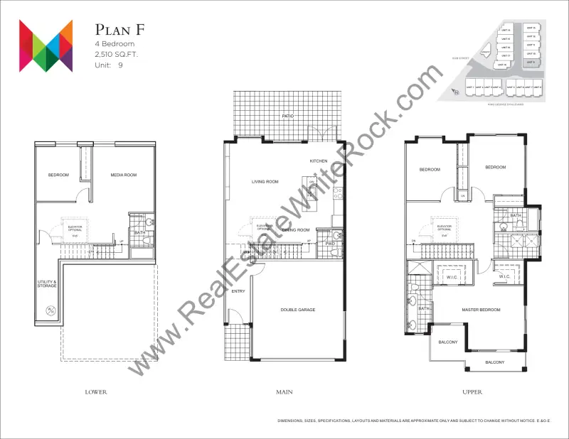 Marca Marca South Surrey Floorplans floor plan