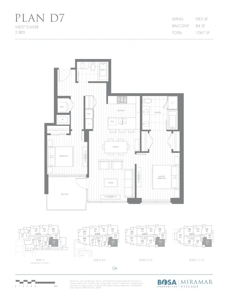 Miramar West MIR Plan D7 floor plan