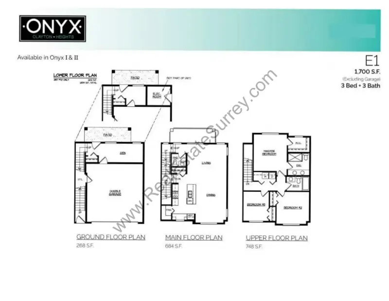 Onyx Onyx Townhomes Floorplans floor plan
