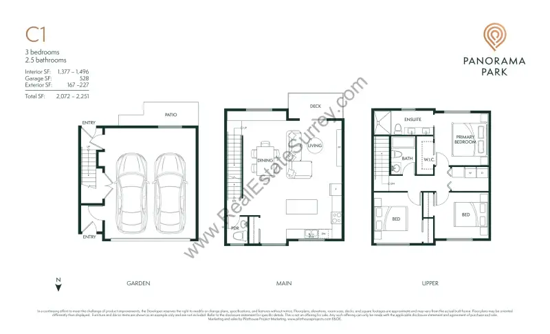 Panorama Park Panorama Park Townhomes Floorplans floor plan