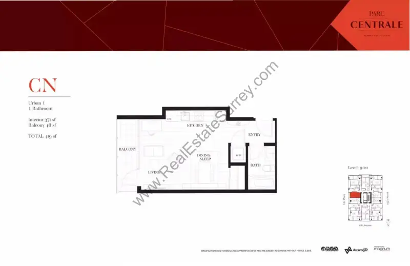 Parc Centrale Parc Centrale Floorplans floor plan