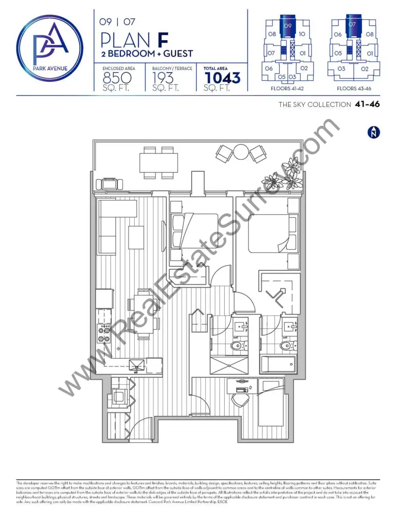 Park Avenue West Park Avenue West Floorplans floor plan