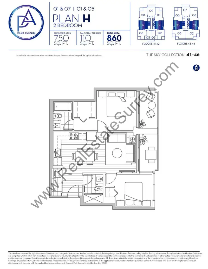 Park Avenue West Park Avenue West Floorplans floor plan