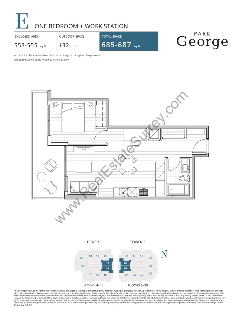 Park George Park George Floorplans floor plan