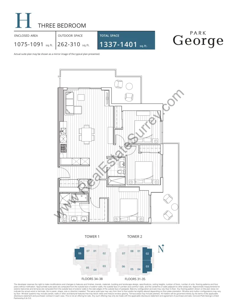 Park George Park George Floorplans floor plan