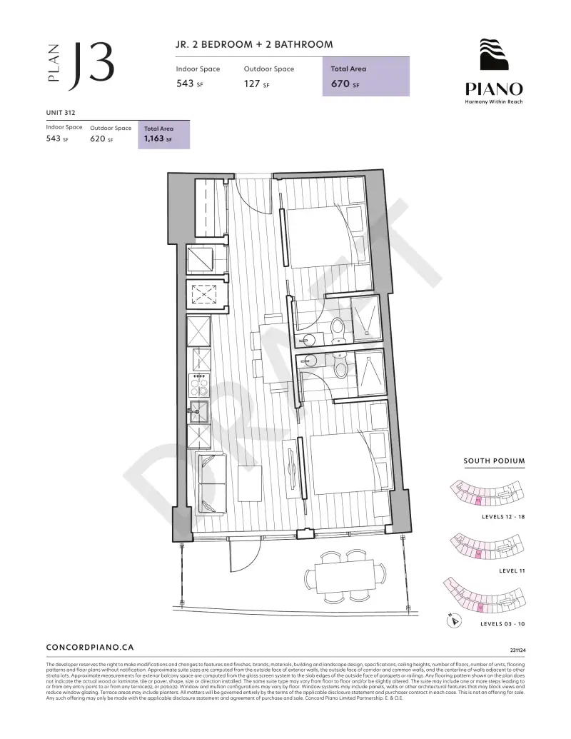 Piano Piano Surrey Floorplans floor plan
