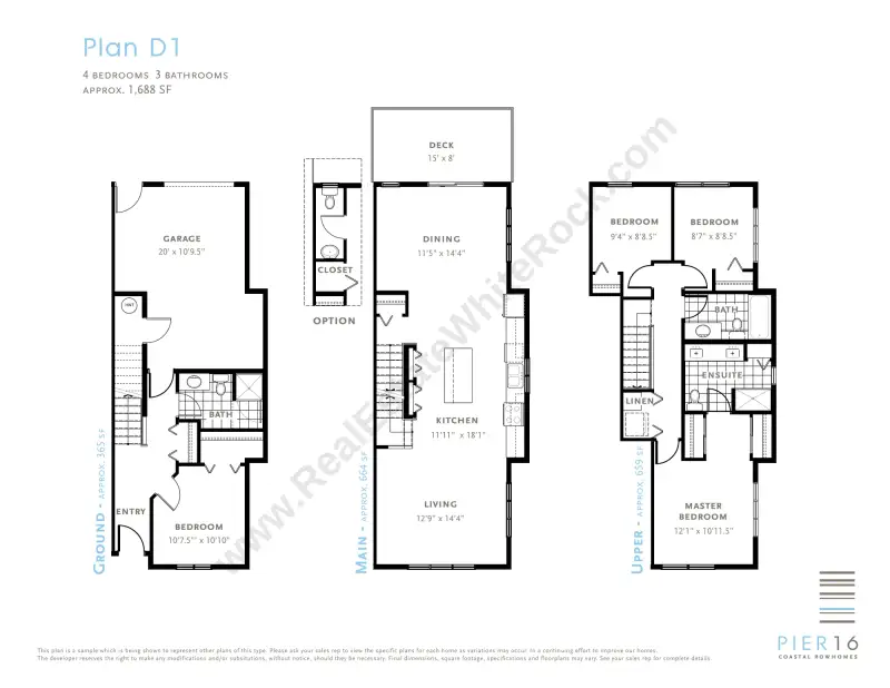 Pier 16 Pier 16 floor plan