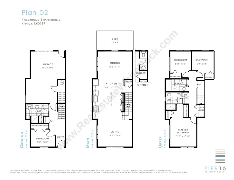 Pier 16 Pier 16 floor plan