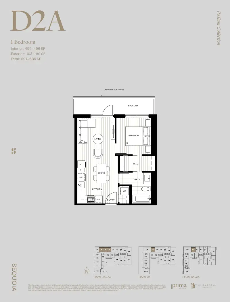 Sequoia West Village Sequoia West Village Whalley Highrise 13 floor plan