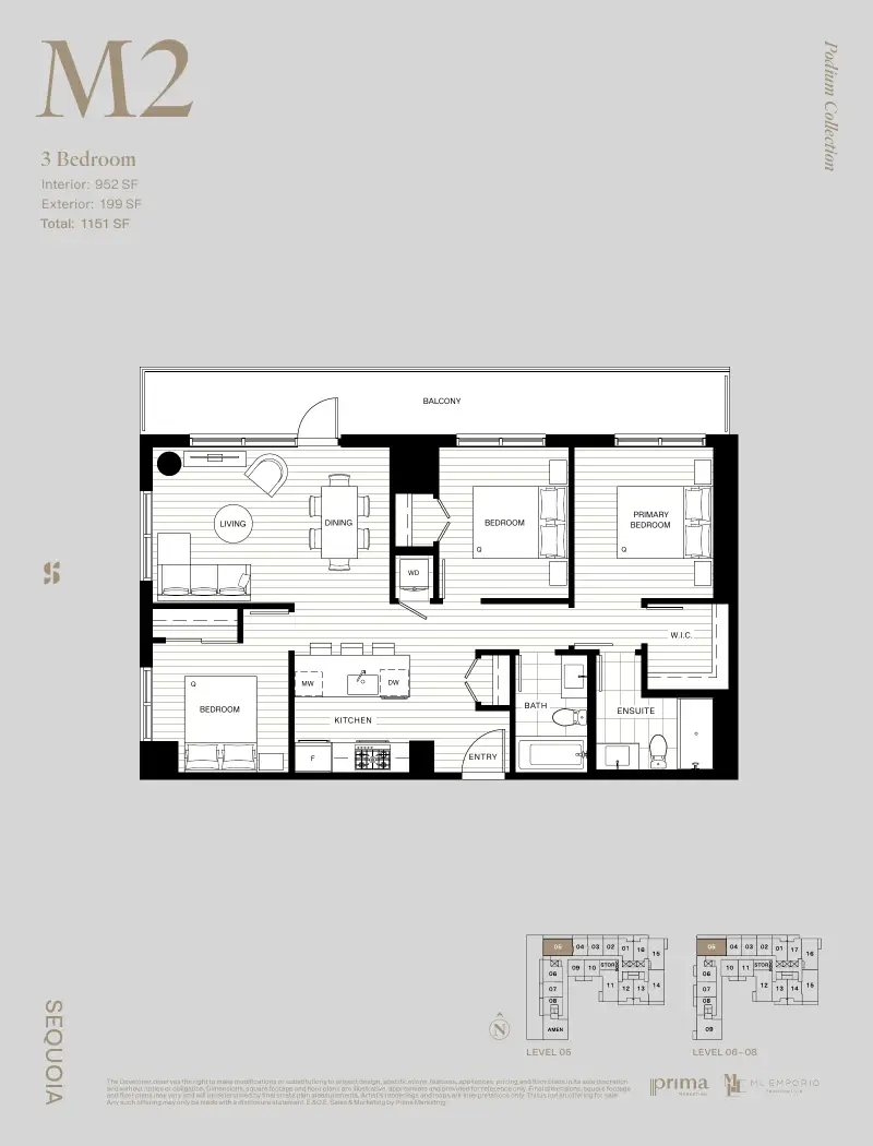 Sequoia West Village Sequoia West Village Whalley Highrise 48 floor plan