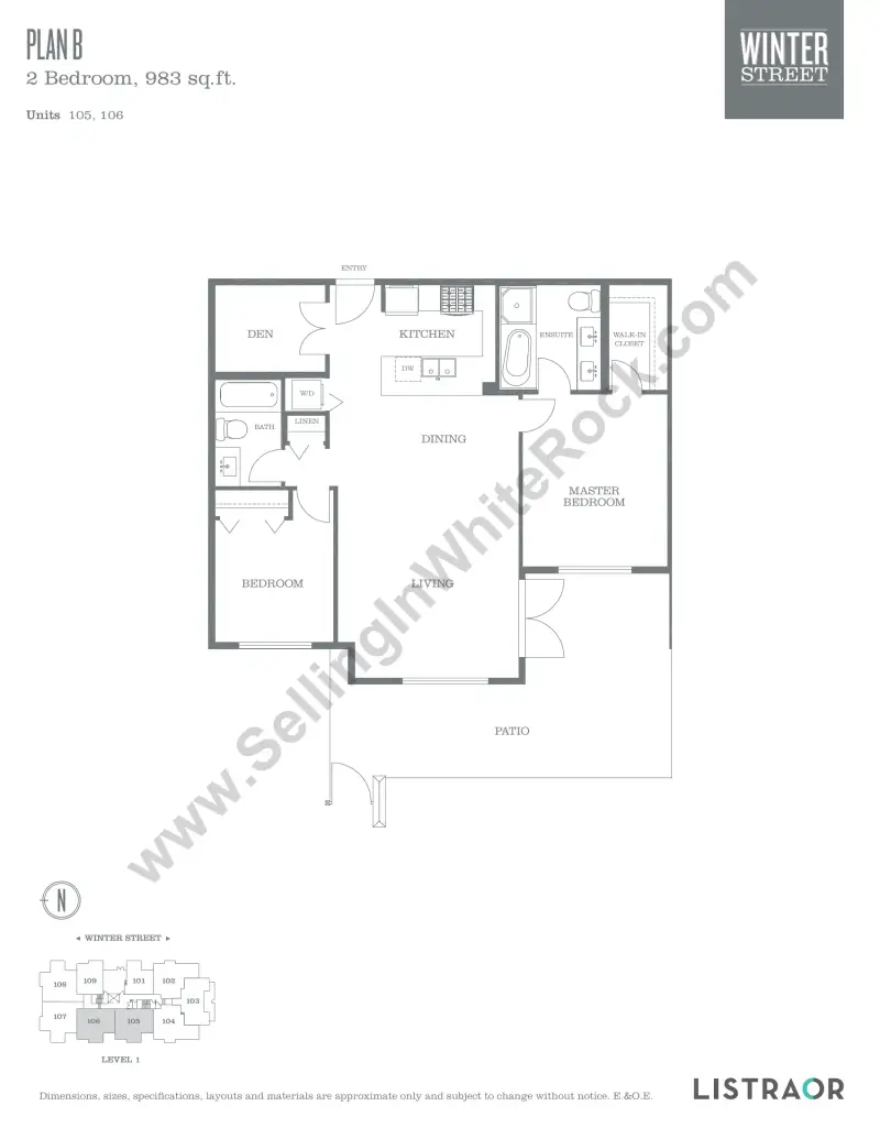 Winter Street Winter Street floor plan