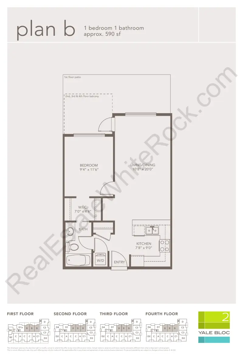 Yale Bloc Yale Bloc floor plan