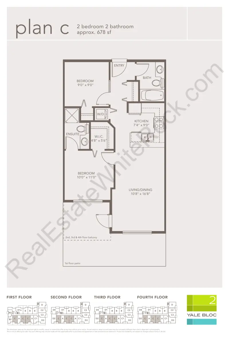 Yale Bloc Yale Bloc floor plan