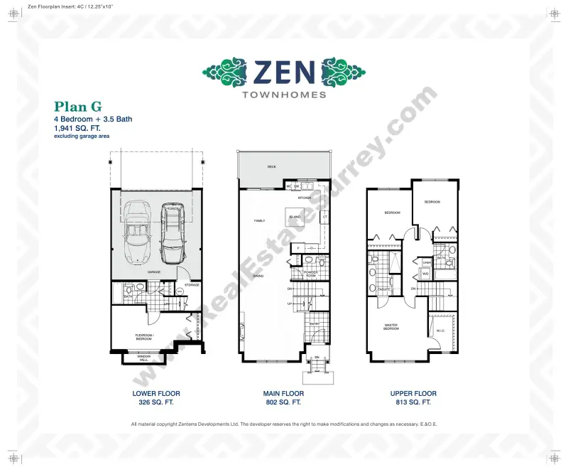 Zen Townhomes Zen Townhomes floor plan