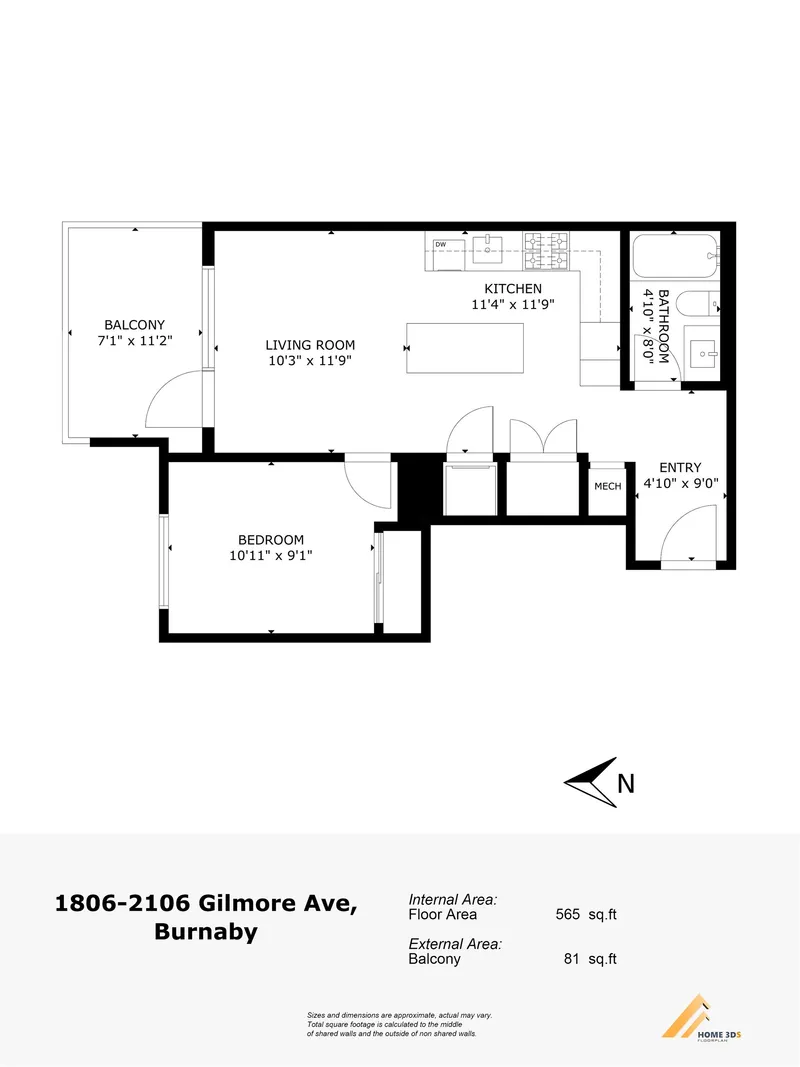 1806 2108 GILMORE AVENUE - photo 2 of 25