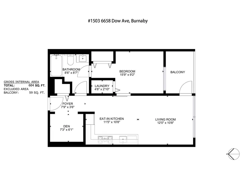 1503 6658 DOW AVENUE - photo 3 of 19