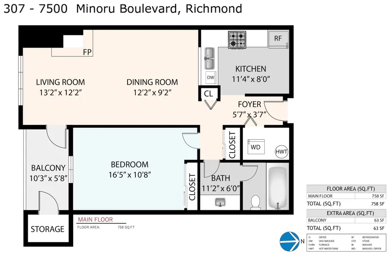 307 7500 MINORU BOULEVARD - photo 2 of 25