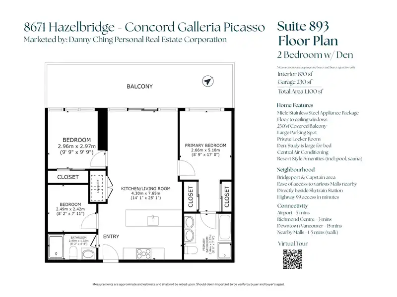 893 8671 HAZELBRIDGE WAY - photo 2 of 38