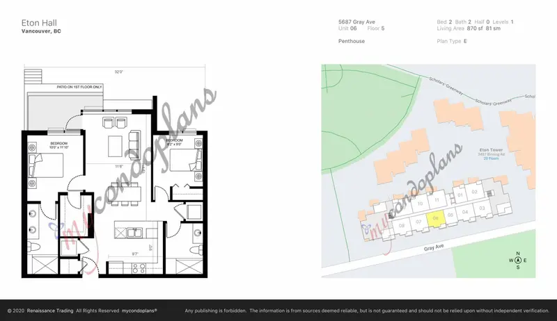 506 5687 GRAY AVENUE - photo 2 of 17