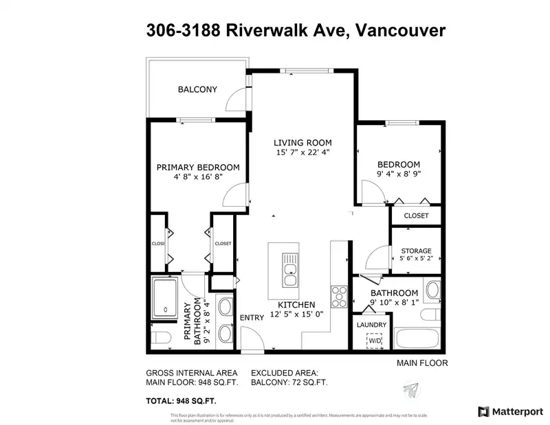 306 3188 RIVERWALK AVENUE - photo 2 of 22