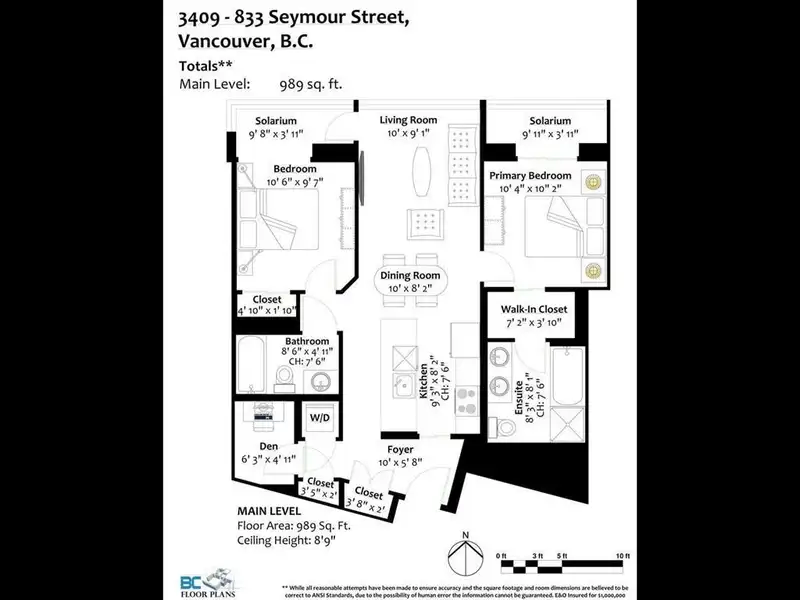 3409 833 SEYMOUR STREET - photo 4 of 20