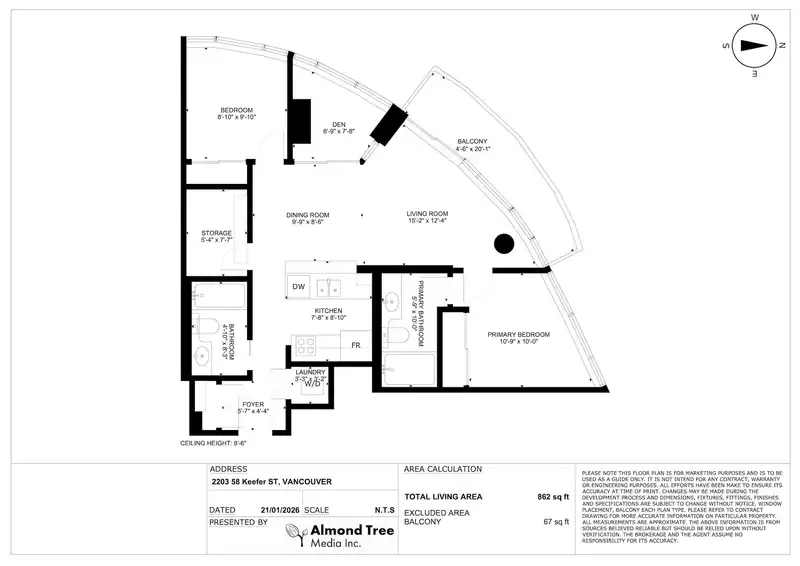 2203 58 KEEFER PLACE - photo 2 of 32